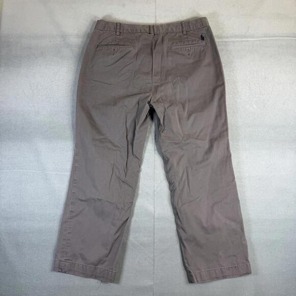 Polo Ralph Lauren Chino Pants Mens 35x26* Gray Suffield Chino 100% Cotton - Picture 3 of 8